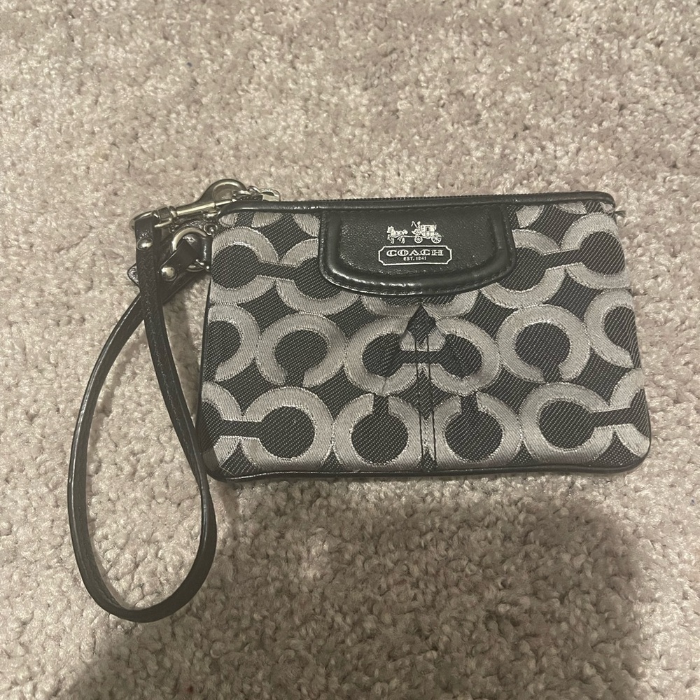 Coach logo wristliets